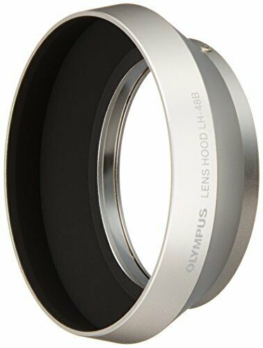 Olympus Official Lens Hood LH-48B Silver for M.ZUIKO DIGITAL ED 17mm F1.8 NEW_1