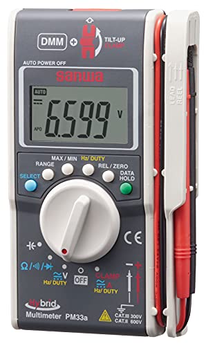 SANWA Hybrid Mini Tester (Multimeter Clamp Meter) PM33A NEW from Japan_1