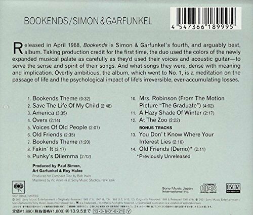 SIMON and GARFUNKEL BOOKENDS BLU-SPEC CD2 BONUS TRACK NEW from Japan_2