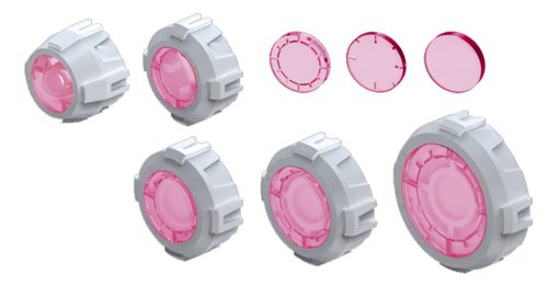 BANDAI Builders Parts HD Non-Scale MS SIGHT LENS 01 Pink Model Kit BPHD-18 NEW_1