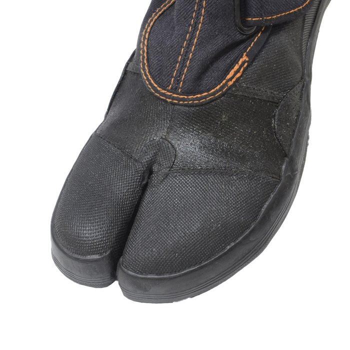 NINJA Working Tabi Shoes Spike Rubber Pin Boots WAKABA I-98 US8(26cm) Black NEW_6