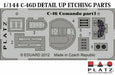 Platz 1/144 Detail Up Etching Parts for J.A.S.D.F C-46D Plastic Model Kit NEW_1