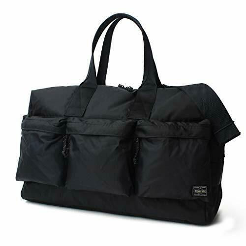 Yoshida PORTER FORCE 2WAY DUFFLE BAG 855-05900 Black NEW from Japan_1