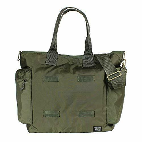 Yoshida PORTER FORCE 2WAY TOTE BAG 855-07500 Olive drab NEW from Japan_1