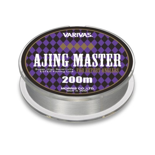 VARIVAS Ajing Master Ester Line 200m #0.2 1.05lb Clear Color 43206-31749 NEW_1