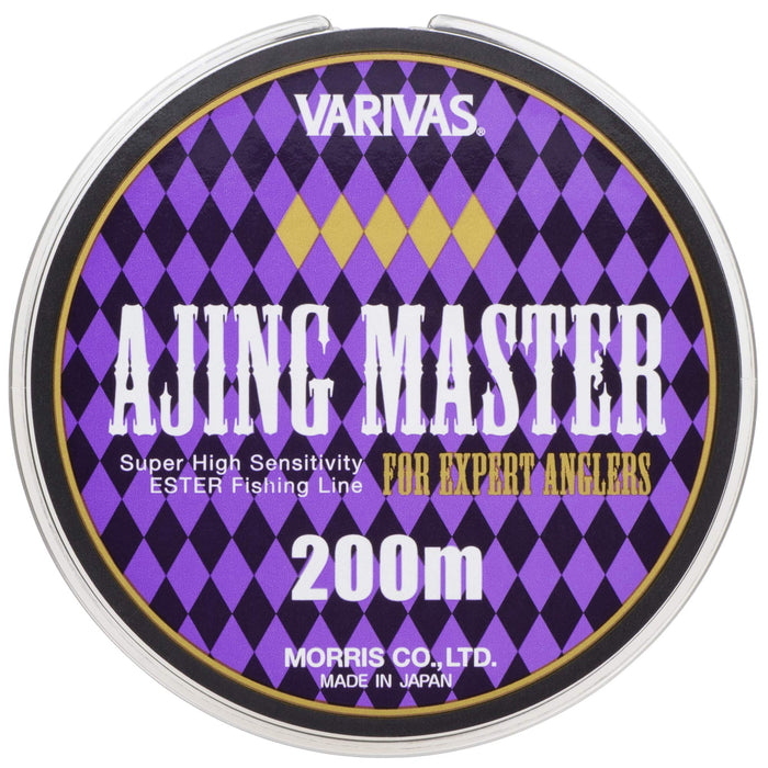 MORRIS Ester Line VARIVAS AJING MASTER 200m #0.3 1.4lb Clear Fishing Line NEW_3