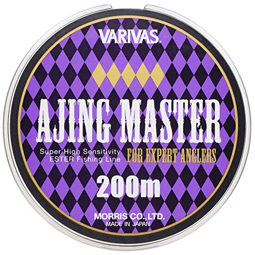 MORRIS VARIVAS Ajing Master Ester Line 200m #0.4 2.1lb Clear ‎43230-68643 NEW_3