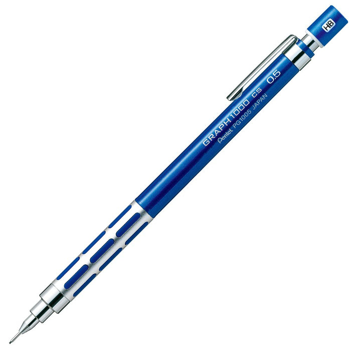 Pentel Mechanical Pencil Graph1000 CS 0.5mm Blue XPG1005CSC Made in Japan NEW_1