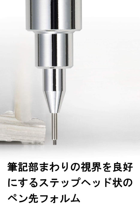 Pentel Mechanical Pencil Graph1000 CS 0.5mm Blue XPG1005CSC Made in Japan NEW_3