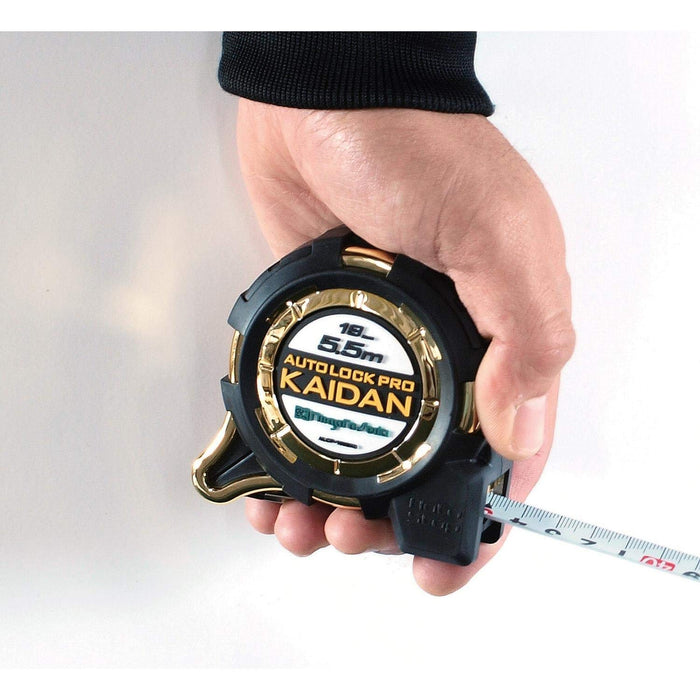 NIIGATA SEIKI MEASURING TAPE KAIDAN L5.5m W25mm ALCP-2555KD Nylon Coating NEW_4