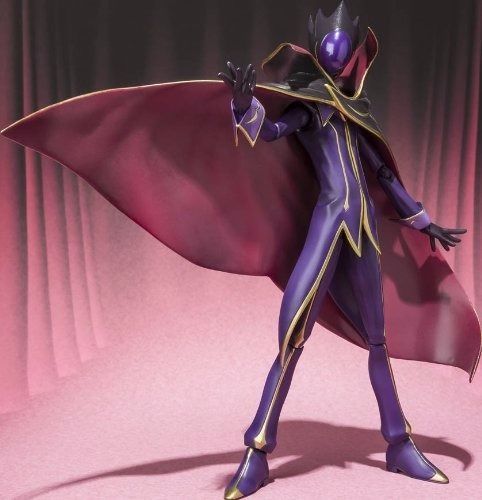 S.H.Figuarts Code Geass LELOUCH LAMPEROUGE ZERO R2 CLOTHES Action Figure BANDAI_10