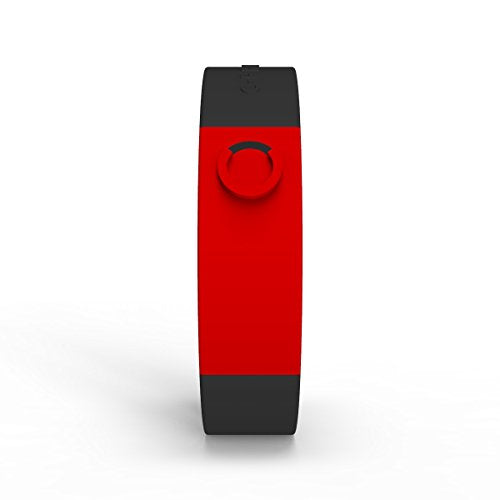 C-PRIME BURN (L, RED / BLACK / black) Silicone rubber sports bracelet NEW_2