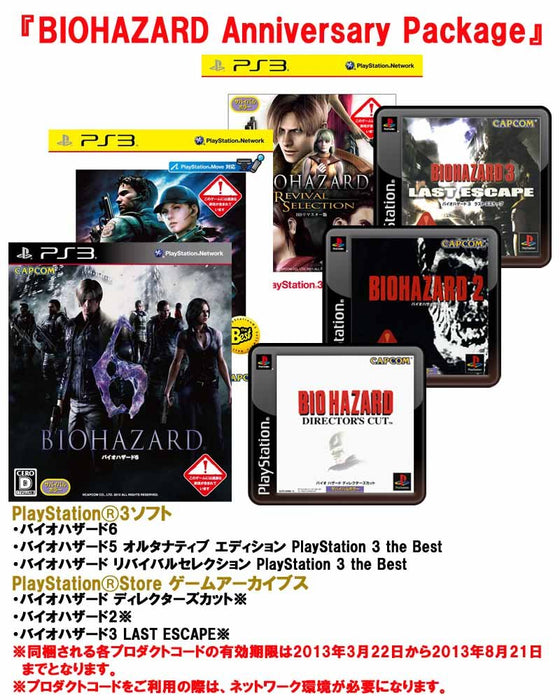 PS3 Biohazard Anniversary Packageping (Vol.1 - Vol.6 set) CPCS-01084 Capcom NEW_3