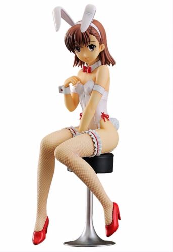Toaru Kagaku no Raingun Mikoto Misaka Bunny Ver 1/4 PVC figure FREEing Japan_1