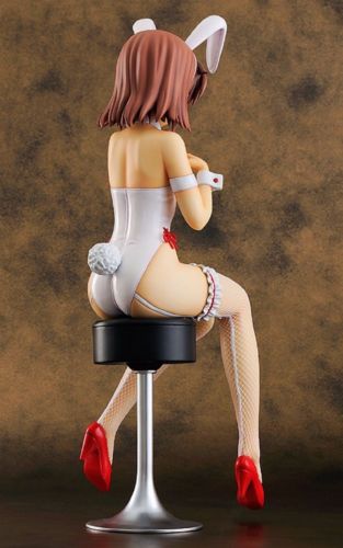 Toaru Kagaku no Raingun Mikoto Misaka Bunny Ver 1/4 PVC figure FREEing Japan_3