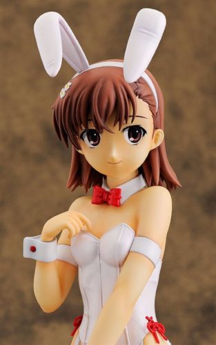 Toaru Kagaku no Raingun Mikoto Misaka Bunny Ver 1/4 PVC figure FREEing Japan_4