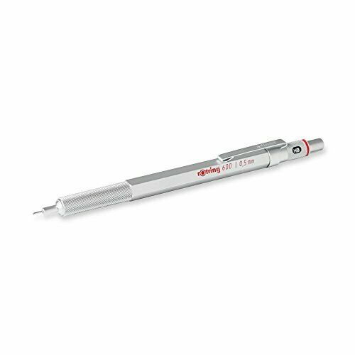 Rotring 600 0.5mm Silver Barrel Mechanical Pencil NEW from Japan_1
