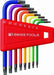 PB L-shaped Rainbow hex-lobe wrench set without Pack 410H/6-25RB NEW from Japan_1