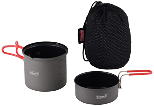 Coleman Pack Away solo cooker set 900ml Pot & 400ml Cup Mesh Pouch 2000012957_4