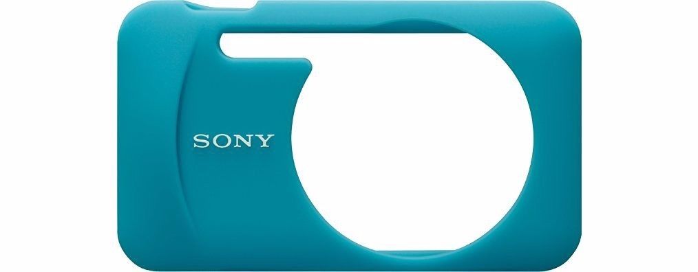 SONY Silicon Jacket Case LCJ-WB/L Blue for Cyber-shot NEW from Japan F/S_3