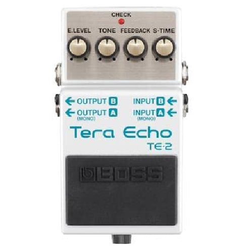 Boss TE-2 Tera Echo Reverb Electric Guitar Effects Pedal New sense effect_4