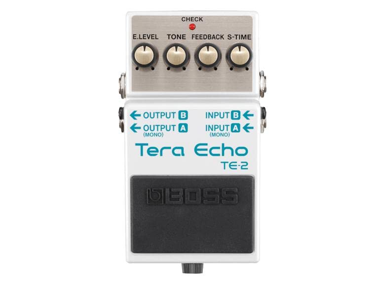 Boss TE-2 Tera Echo Reverb Electric Guitar Effects Pedal New sense effect_5