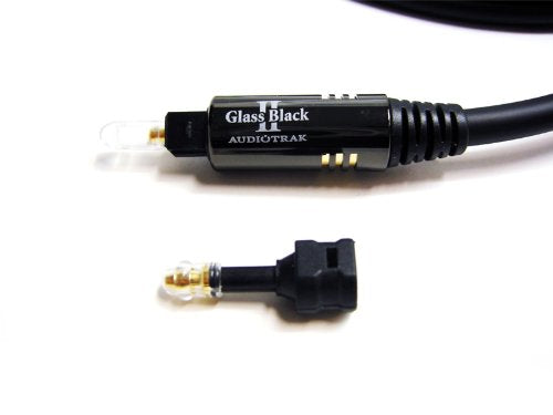 AUDIOTRAK glass fiber OPTICAL digital cable GlassBlack 2 plus 1.0 m NEW_2