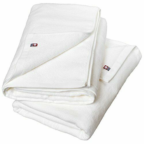 Imabari Baby Color Bathtowel 2 Pieces set White x White  NEW from Japan_1