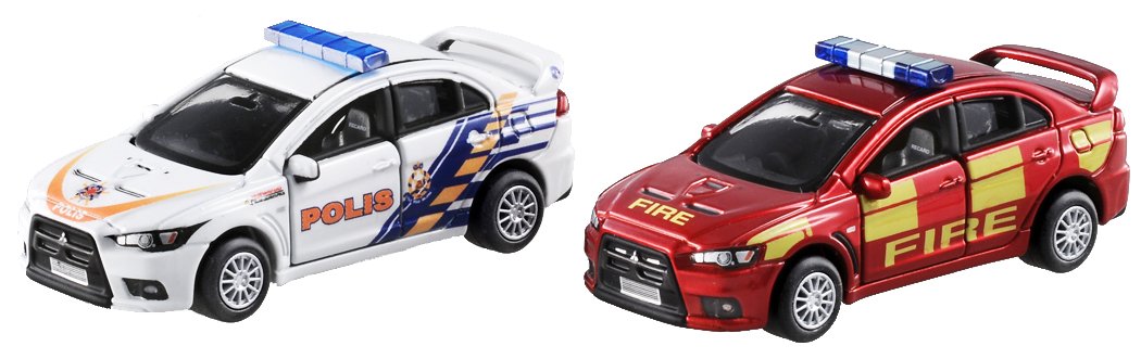 TOMICA LIMITED Mitsubishi Lancer Evolution X 2MODELS door opening/closing NEW_1