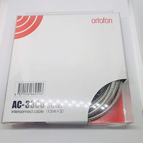 Ortofon Interconnect Cable RCA 1.5m Pair AC-3800 SILVER NEW from Japan_1