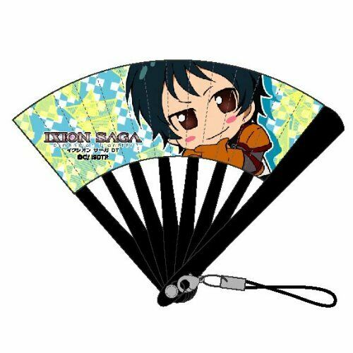 Ixion Saga DT Mini Folding Fan Strap Kon NEW from Japan_1