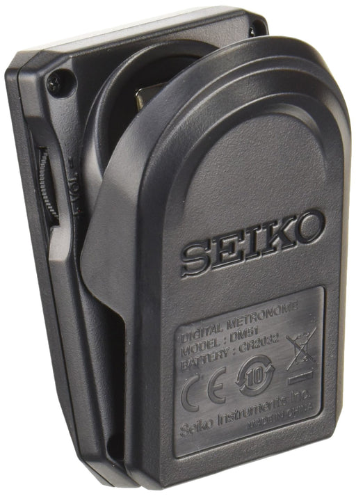 SEIKO Clip-on Digital Metronome DM51B Black Battery Powered 37Wx57Hx34Dmm NEW_2