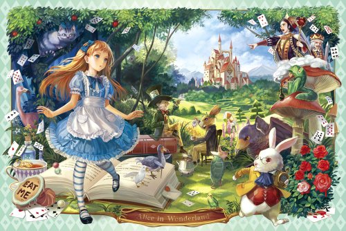 1000 pieces Jigsaw Puzzle Puzzle Master Alice in Wonderland 50x75cm ‎11-433 NEW_1