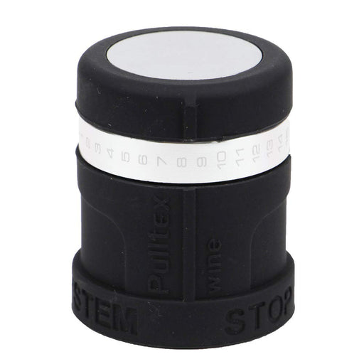 Pulltex Antiox Carbon Filter Wine Stopper TEX092BK Silicone, Carbon Filter NEW_1