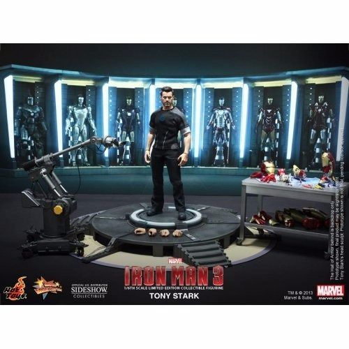 Movie Masterpiece Iron Man 3 TONY STARK WORKSHOP Ver 1/6 Action Figure Hot Toys_2