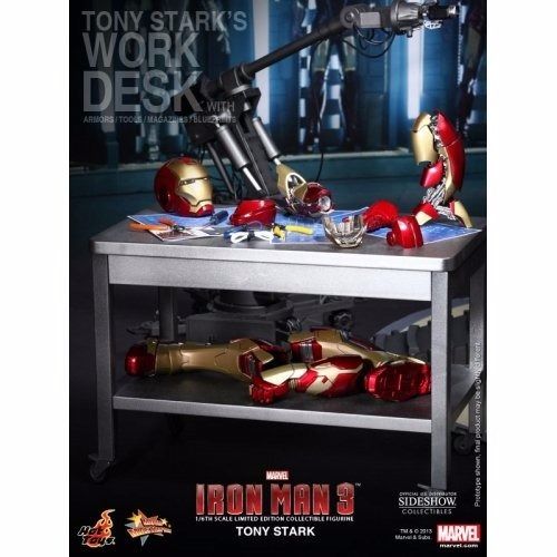 Movie Masterpiece Iron Man 3 TONY STARK WORKSHOP Ver 1/6 Action Figure Hot Toys_6