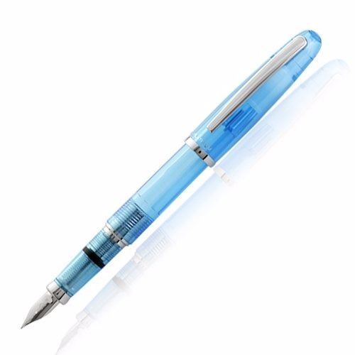 PLATINUM Fountain Pen Balance PGB-3000A #58 Crystal Blue Fine NEW from Japan_1