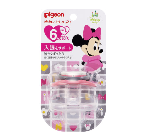 Pigeon pacifier 6 months or more / L Minnie Mouse silicone 13307 Unisex Baby NEW_1