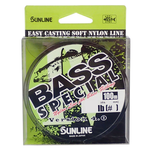 SUNLINE Nylon Line Bass Special HG 100m #1.5 6lb Jungle Green Fishing Line NEW_1