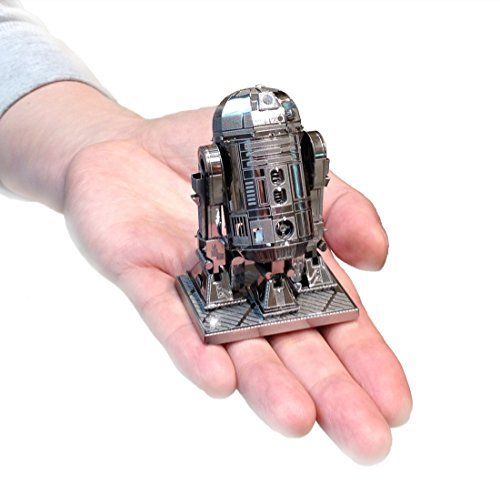 Tenyo Metallic Nano Puzzle Star Wars R2-D2 Model Kit NEW from Japan_6
