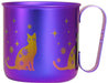 Titanium Design Mug Cup Animal Cat Purple TMA-211B HORIE TMA211B Made in Japan_1