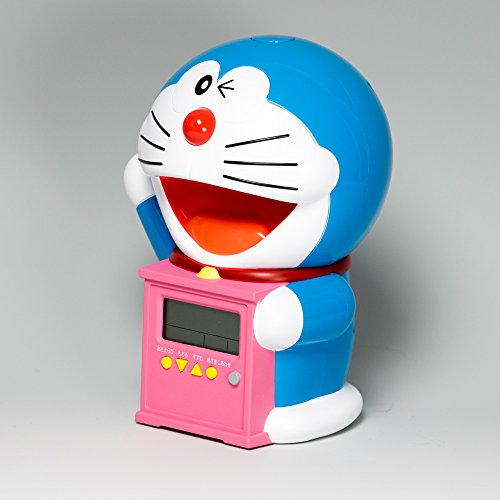 Seiko Clock Character Alarm Clock Doraemon Chattering Alarm JF374A NEW_3