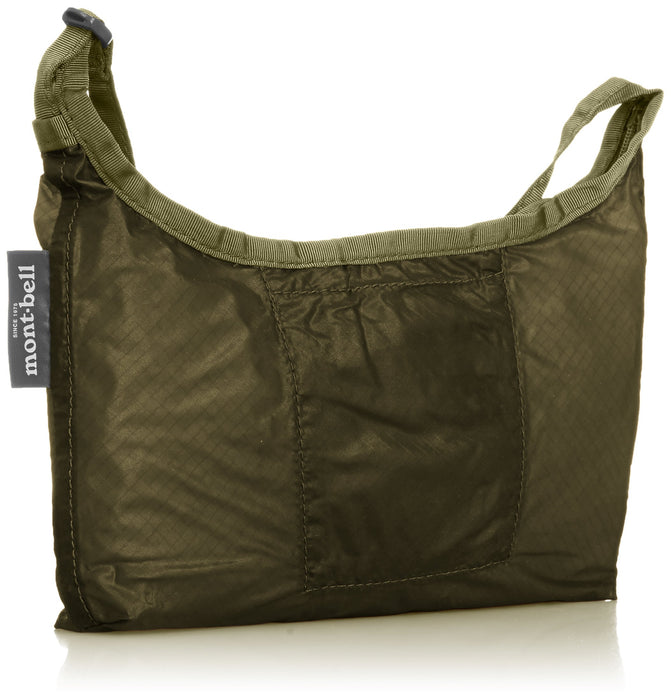 mont-bell UL MONO Pouch S Khaki Green KHGN 1123777 H13.5xW19xD3.5cm Polyester_2