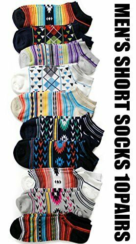 Socks Men's ankle 10 feet set native system design 25-27cm size  NEW from Japan_3