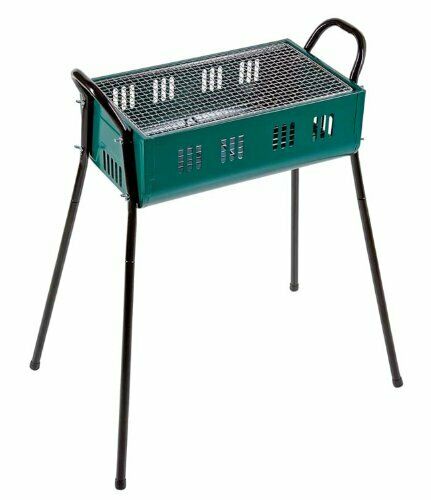 Captain Stag M-6377 Barbecue Grill Green Camping Outdoor Gear from Japan_1