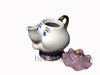 Beauty and the Beast Mrs. Potts and Chip Tea Set Tokyo Disney Resort Limited NEW_4