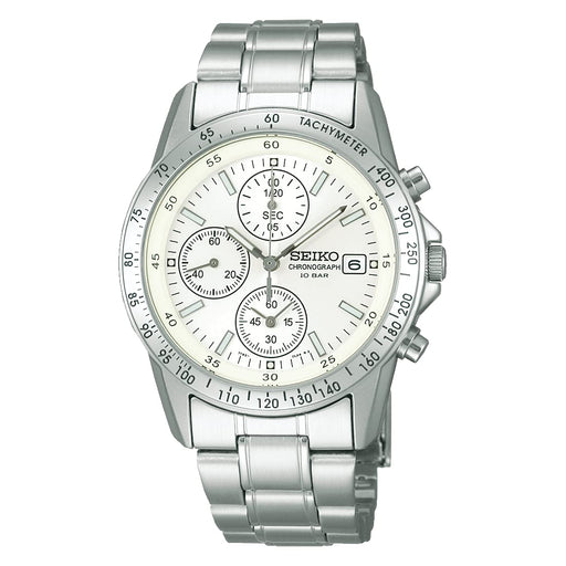 SEIKO Selection Men's watch quartz chronograph SBTQ039 Silver Stainless Steel_1