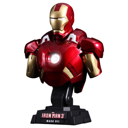 HOT TOYS BUST  Avengers IRON MAN MARK 7 VII 1/4 Bust Figure NEW from Japan_1