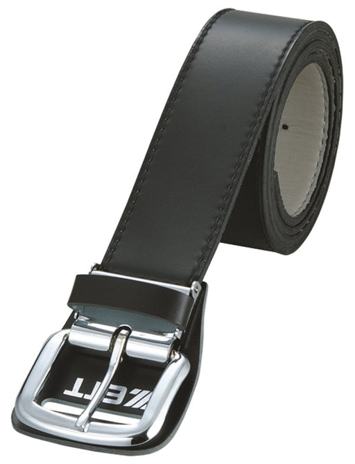 ZETT belt BX93 Black (matte) for baseball Artificial leather Made in Japan NEW_1