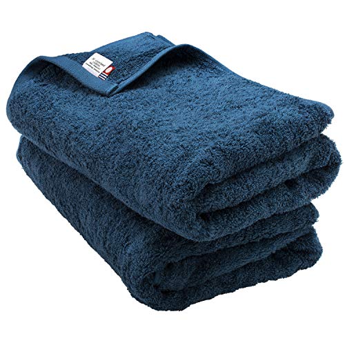 Bloom Imabari Towel Bath Towel 2 Sheets Sanhokin Cotton (sea blue) NEW_1